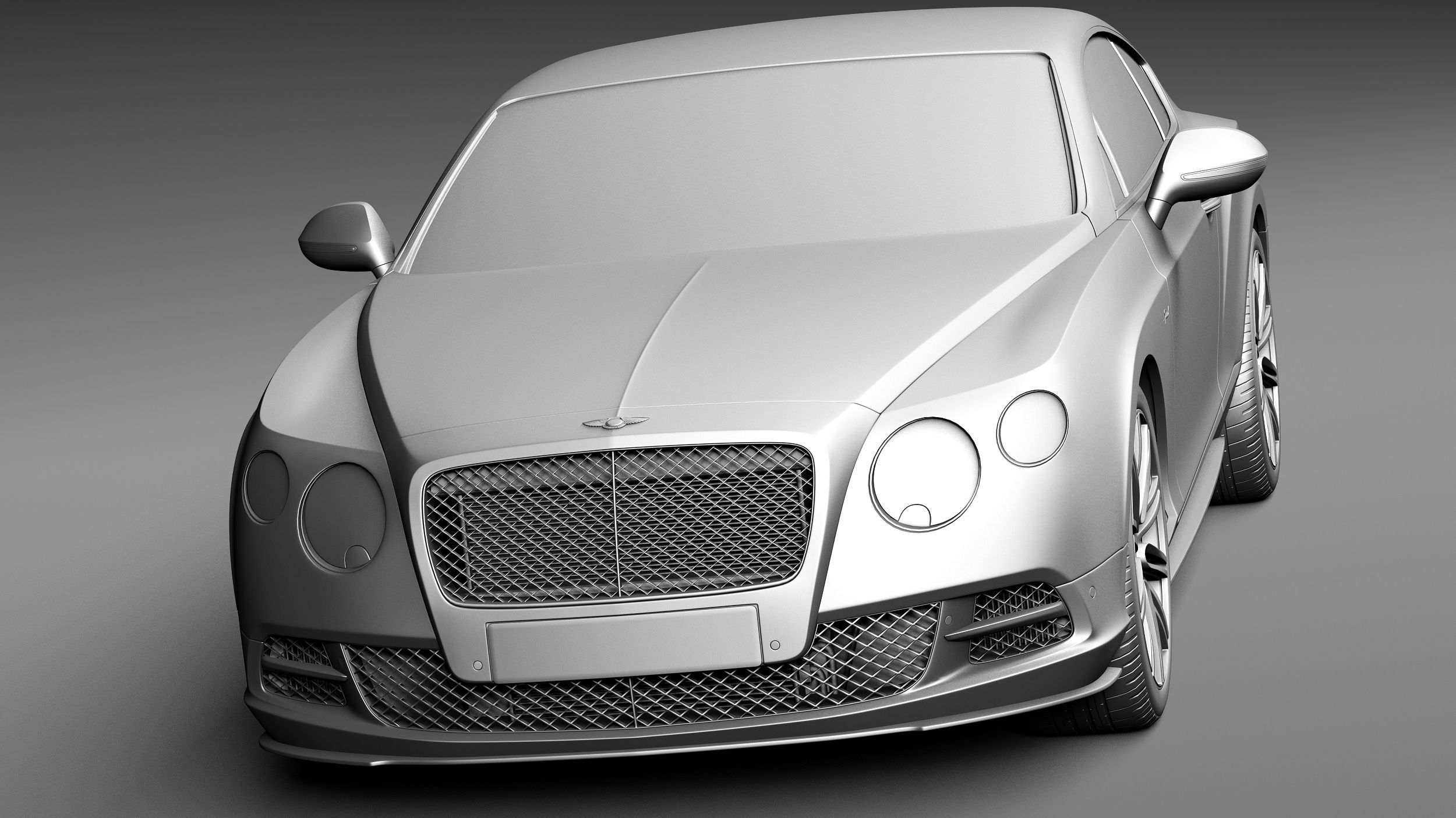 Bentley Continental GT Speed 2015 3D model_9