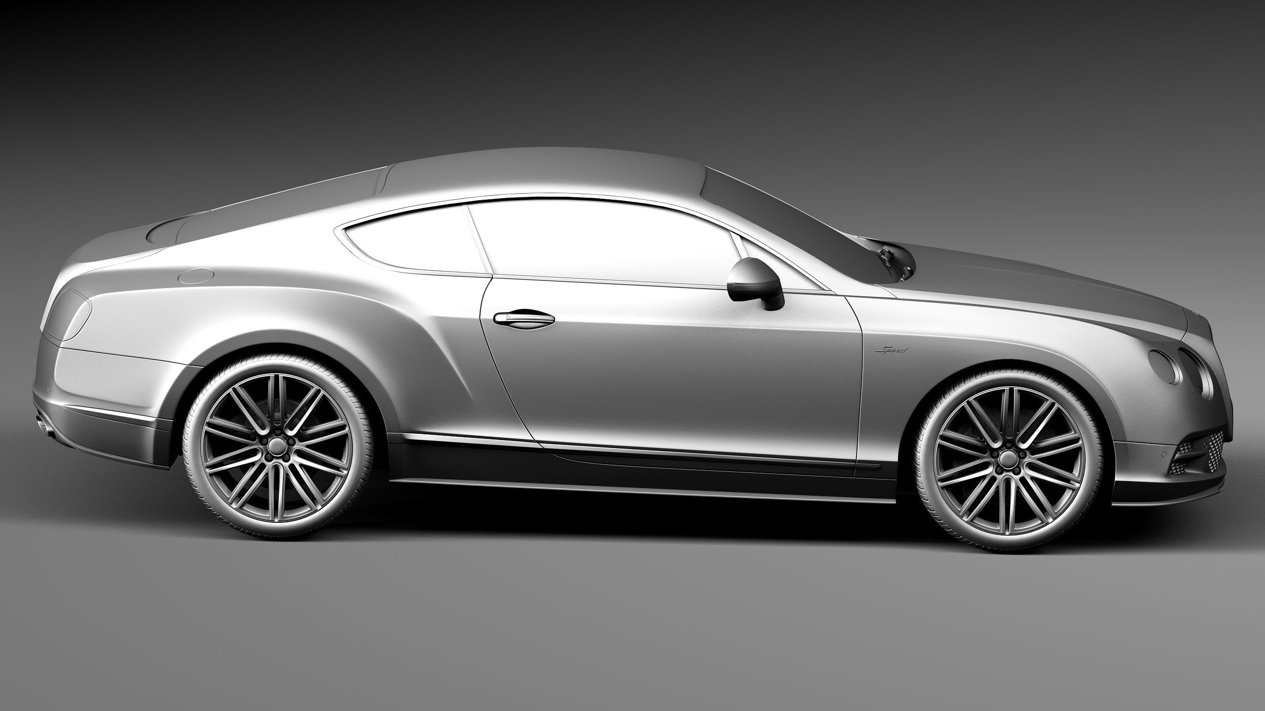 Bentley Continental GT Speed 2015 3D model_14