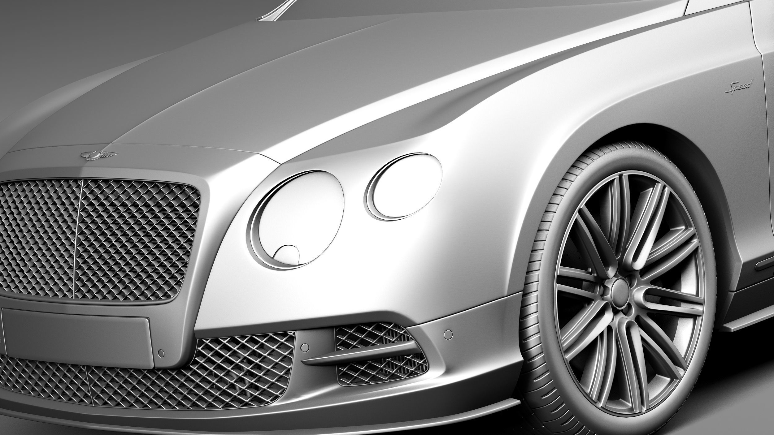 Bentley Continental GT Speed 2015 3D model_10