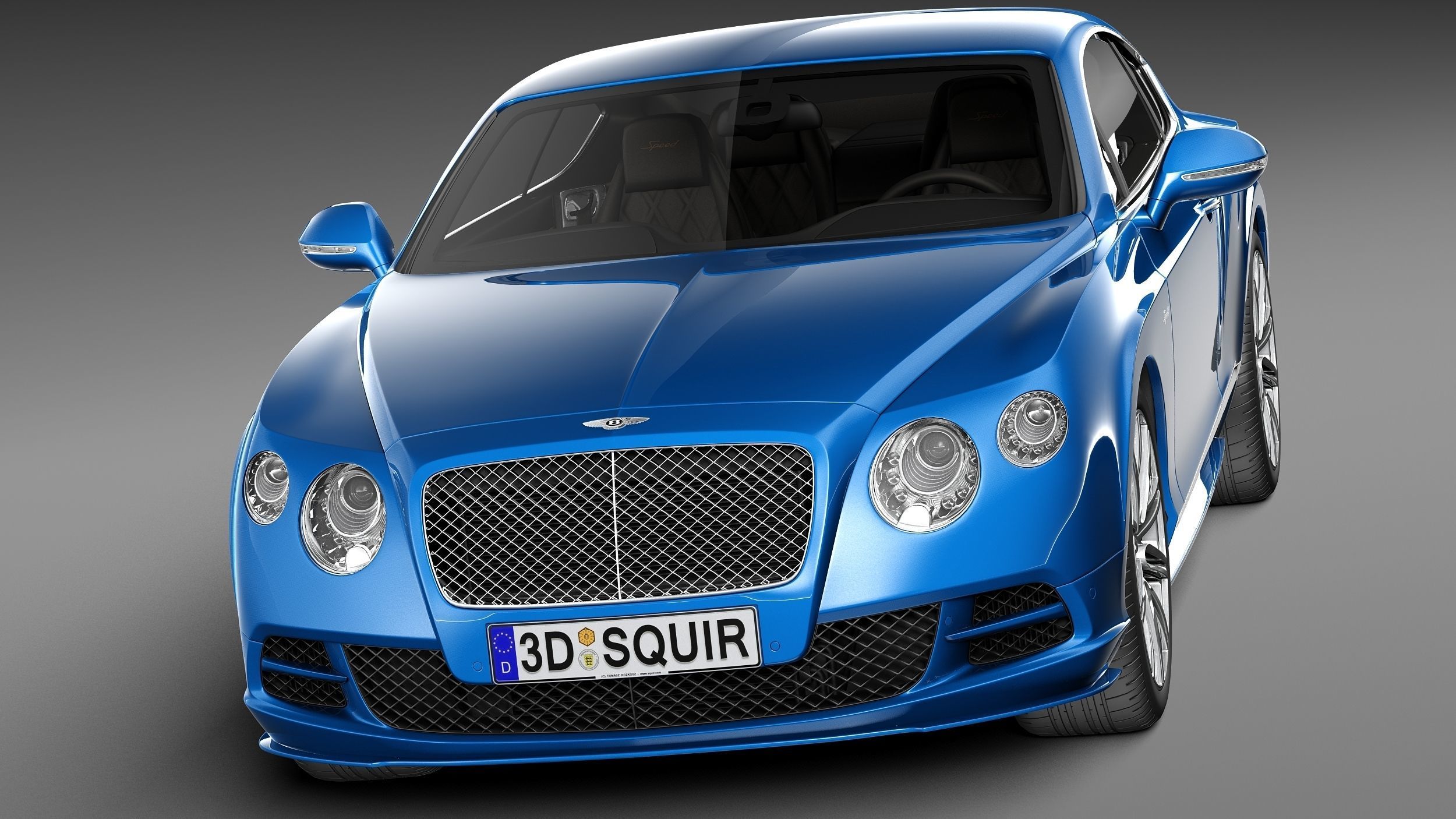 Bentley Continental GT Speed 2015 3D model_1