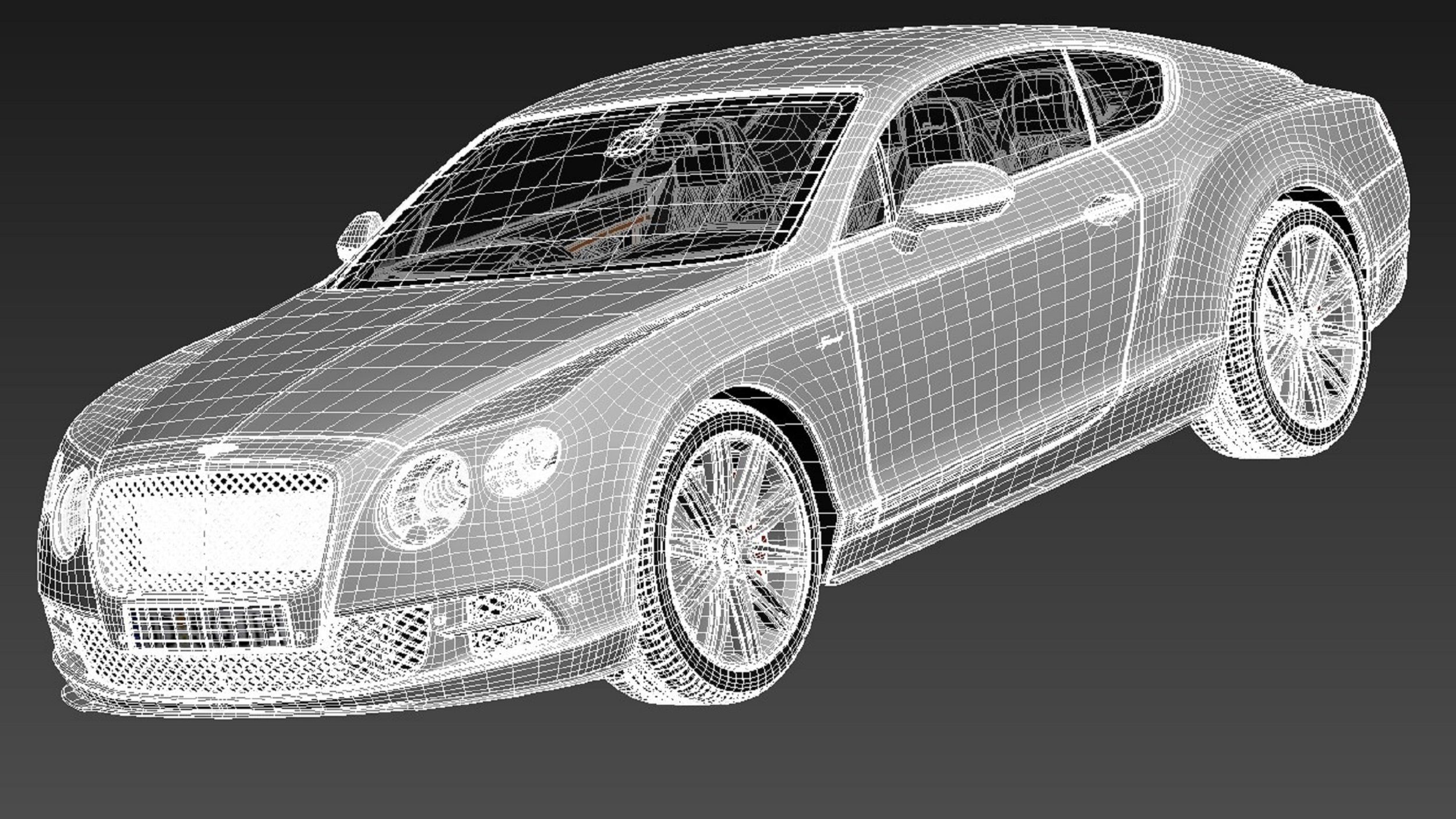 Bentley Continental GT Speed 2015 3D model_16