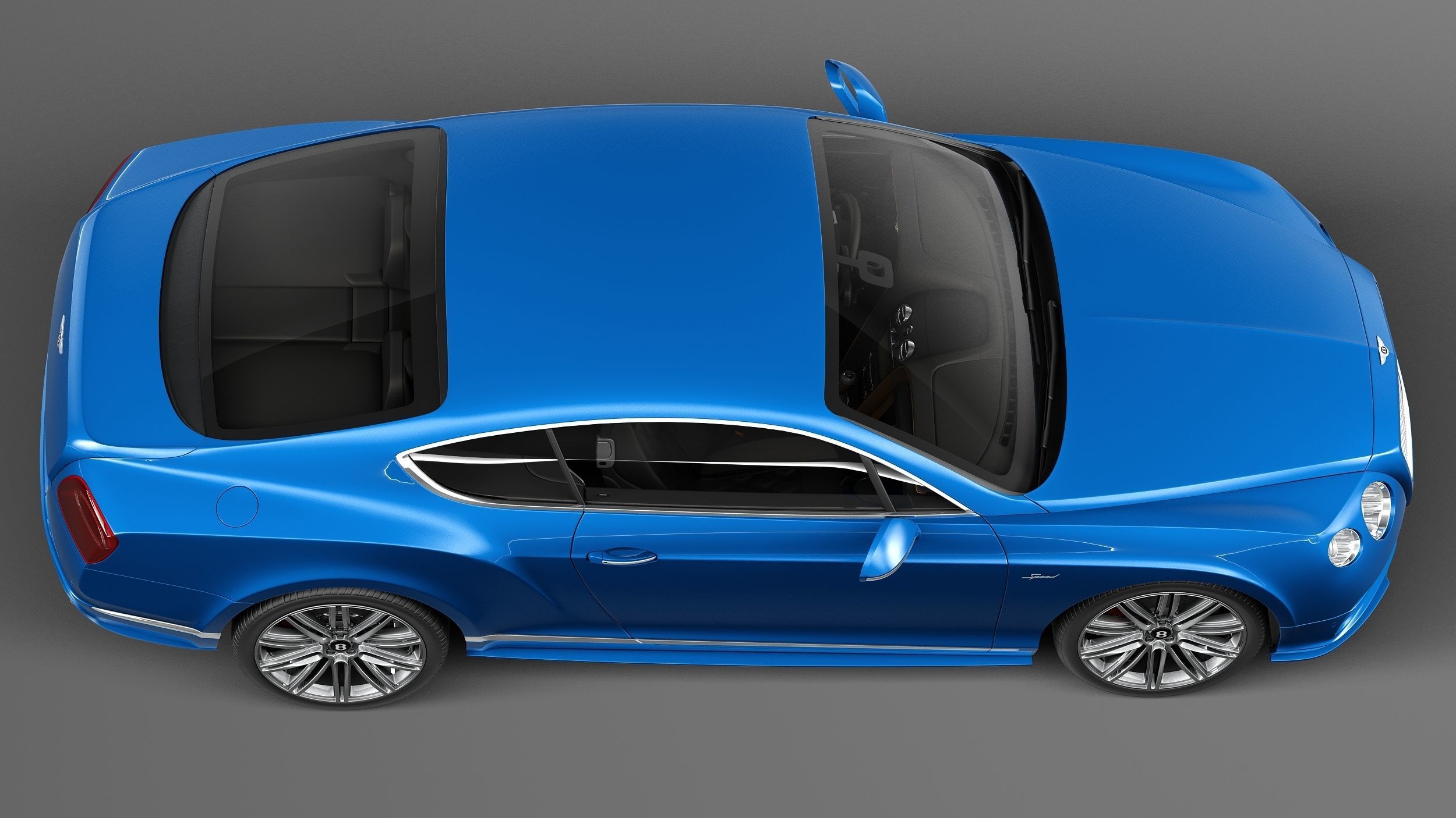 Bentley Continental GT Speed 2015 3D model_7
