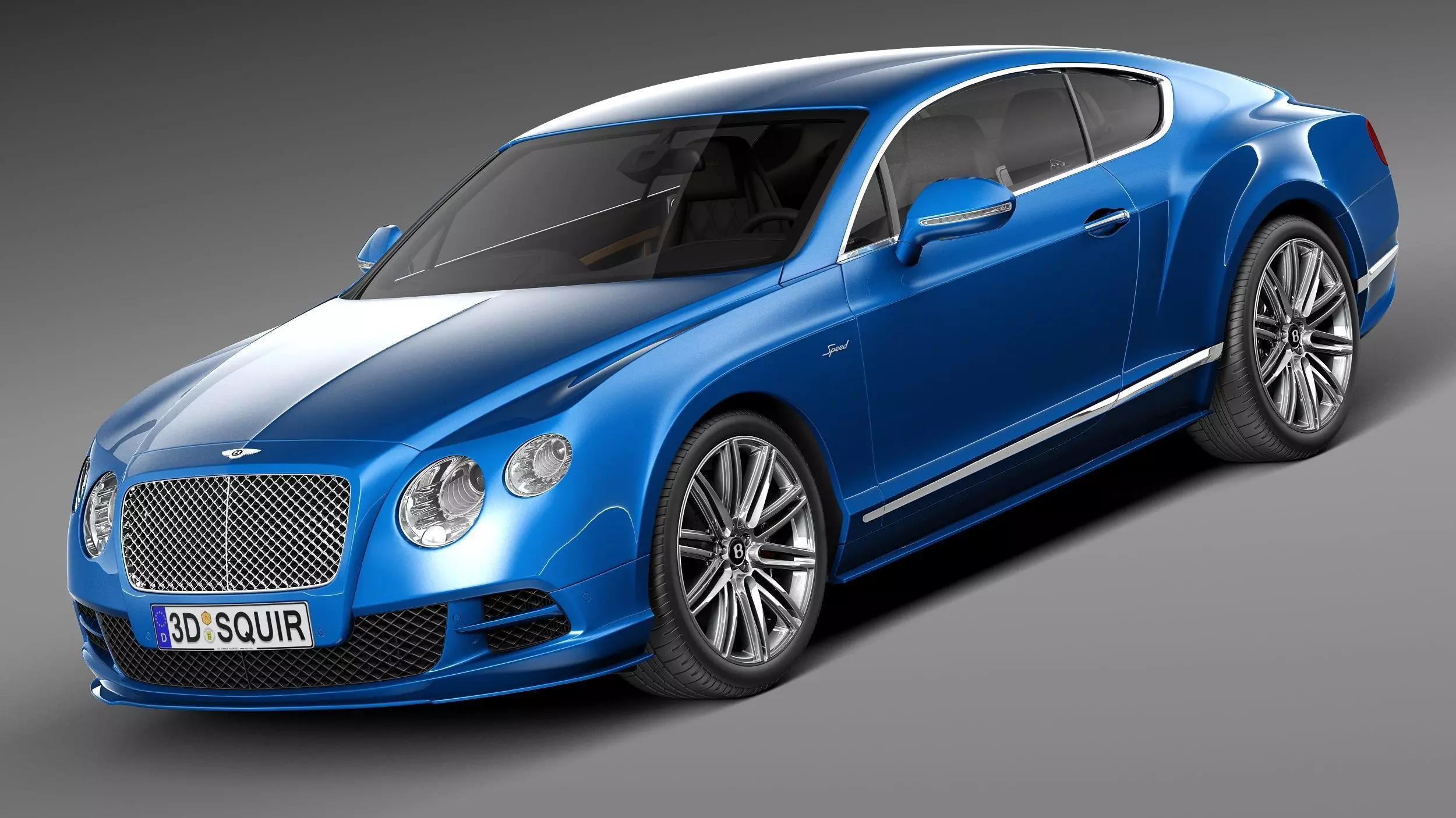 Bentley Continental GT Speed 2015 3D model_0