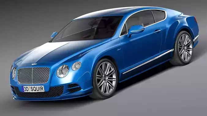 Bentley Continental GT Speed 2015 3D model