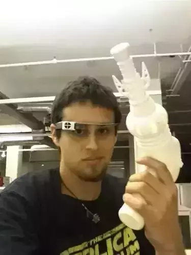 Space Blaster by tblatt of custom3dstuff Free 3D print model