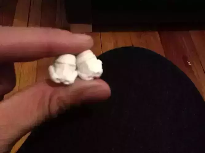 Stormtrooper bike spoke bead Free 3D print model