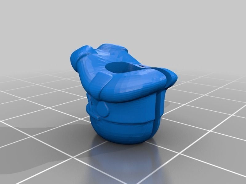 Stormtrooper bike spoke bead Free 3D print model_2