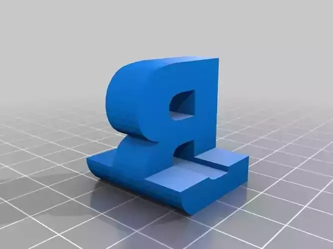 BT initials Free 3D print model