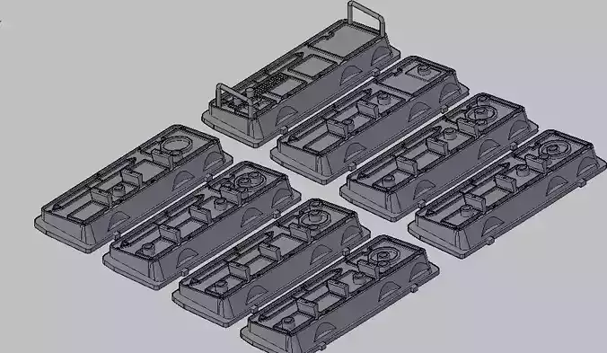 Han Solo in Carbonite control panels