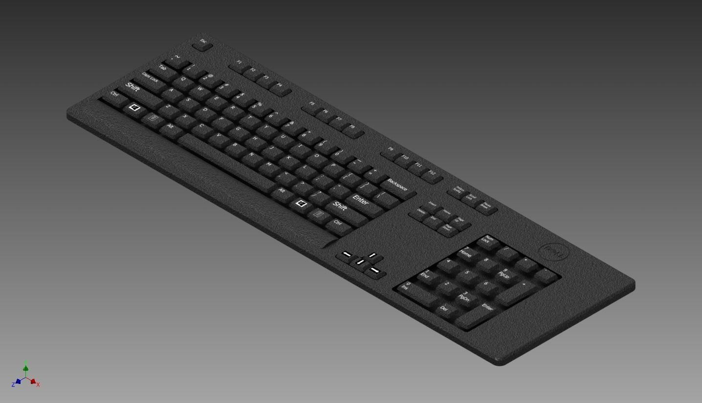 DELL Computer Free 3D model_1