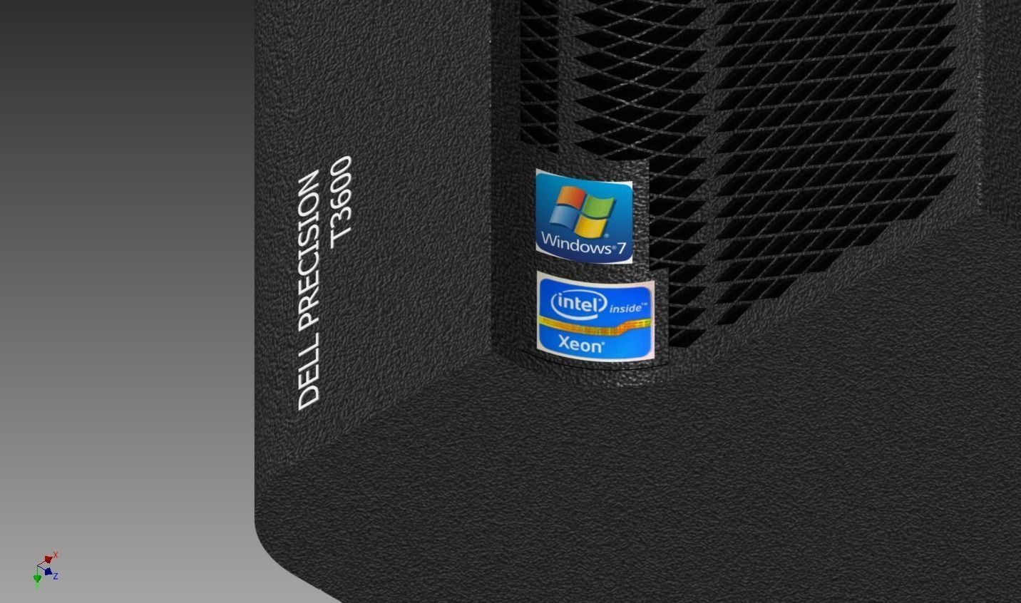 computer tower Free 3D model_3