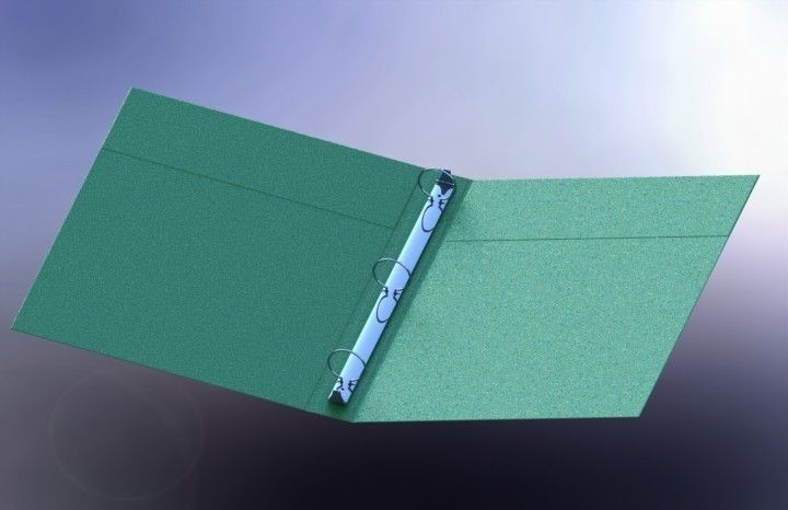 Binder ring Free 3D model_2