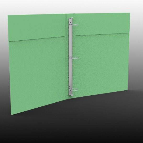 Binder ring Free 3D model_4