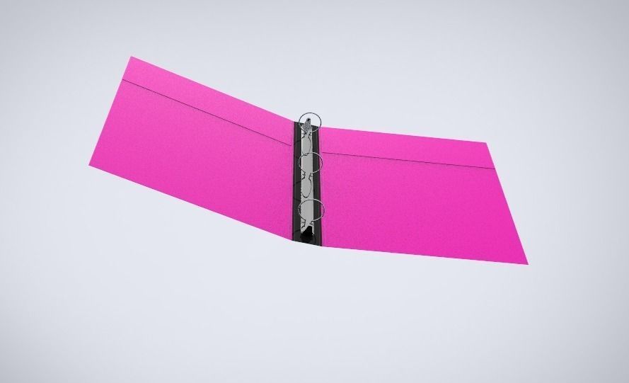 Binder ring Free 3D model_5