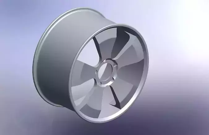 Rim fan wheel Free 3D model