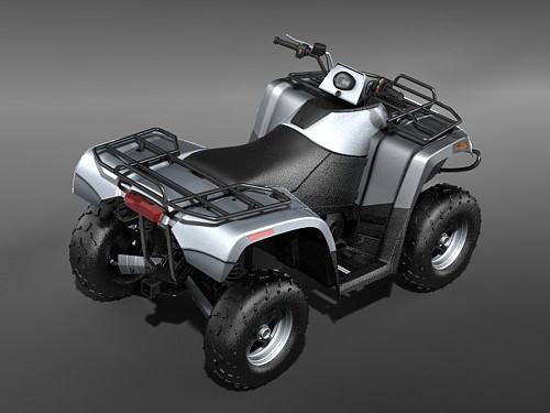 ATV QUAD Arctic Cat AC-700 3D model_4