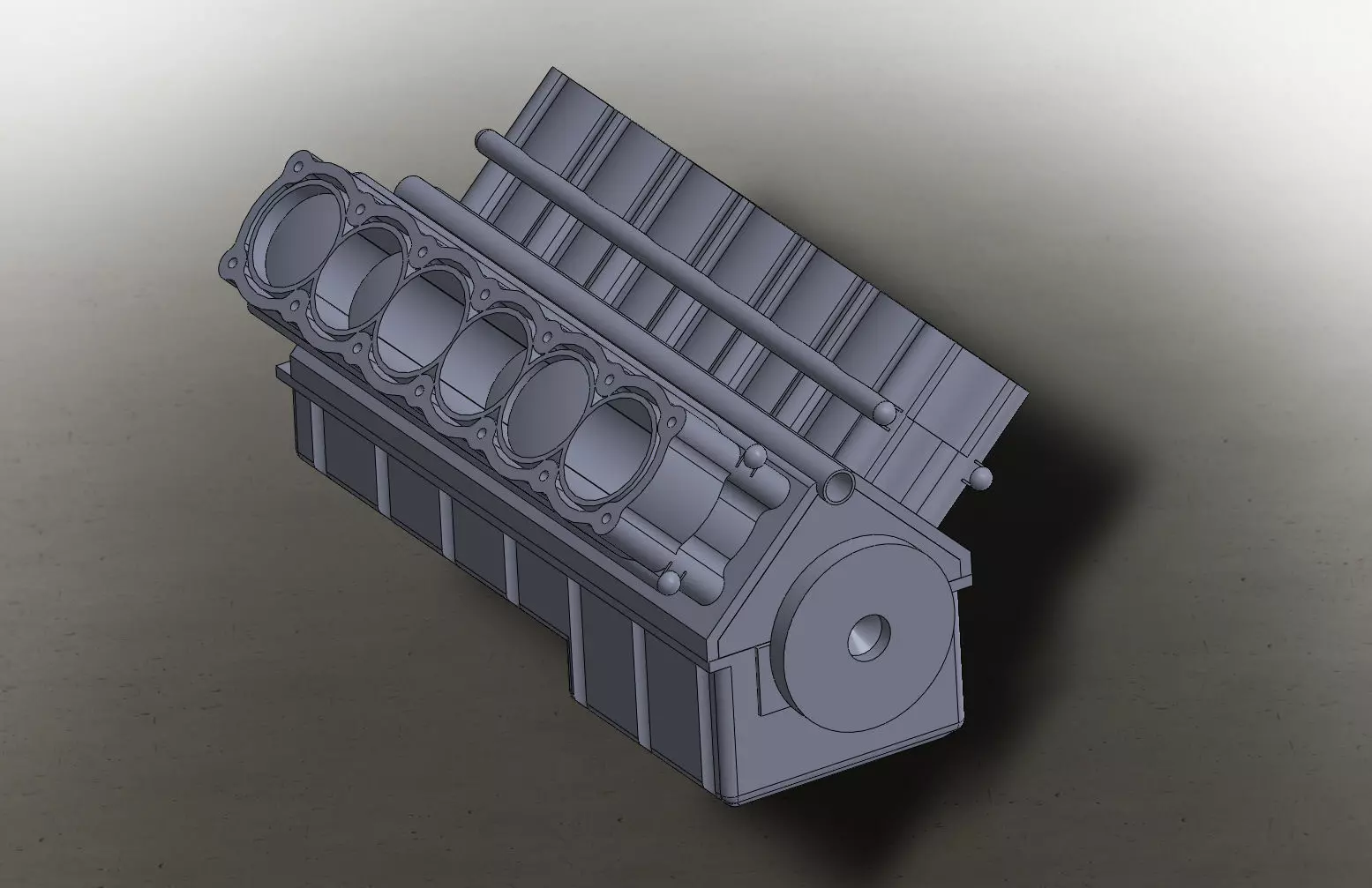 Engine Assembly Free 3D model_0