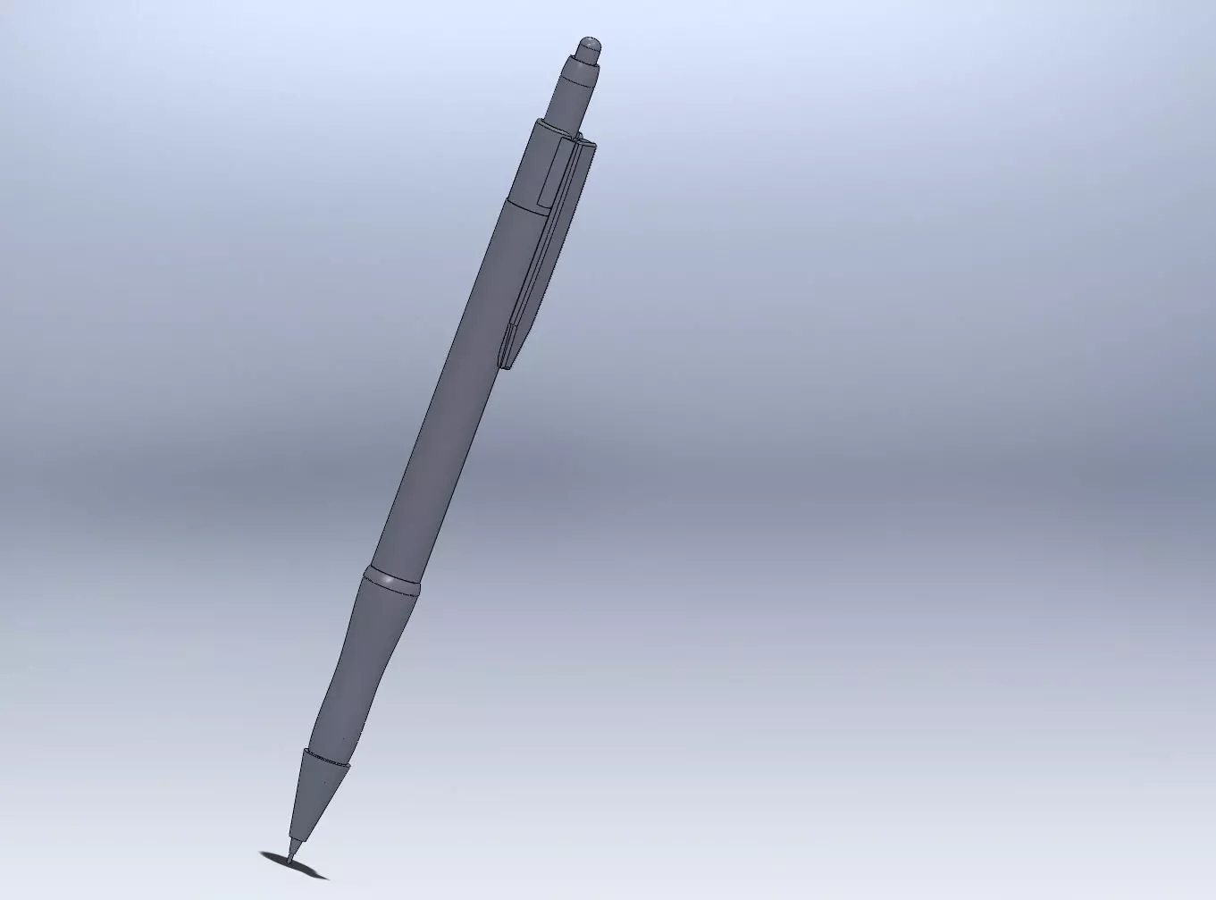 Mechanical Pencil Free 3D model_0