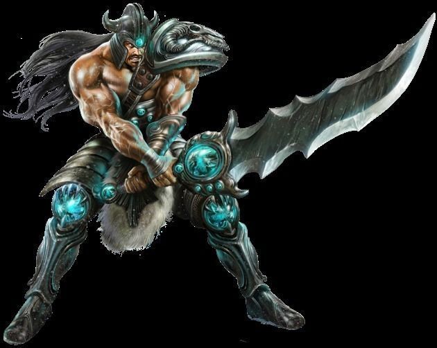 Tryndamere Sword Free 3D model_1