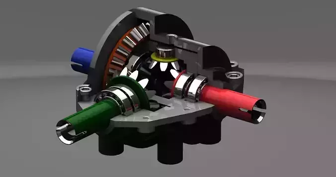 Differential Gear Box 3D model