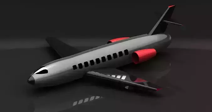 Flight airplane 3D model