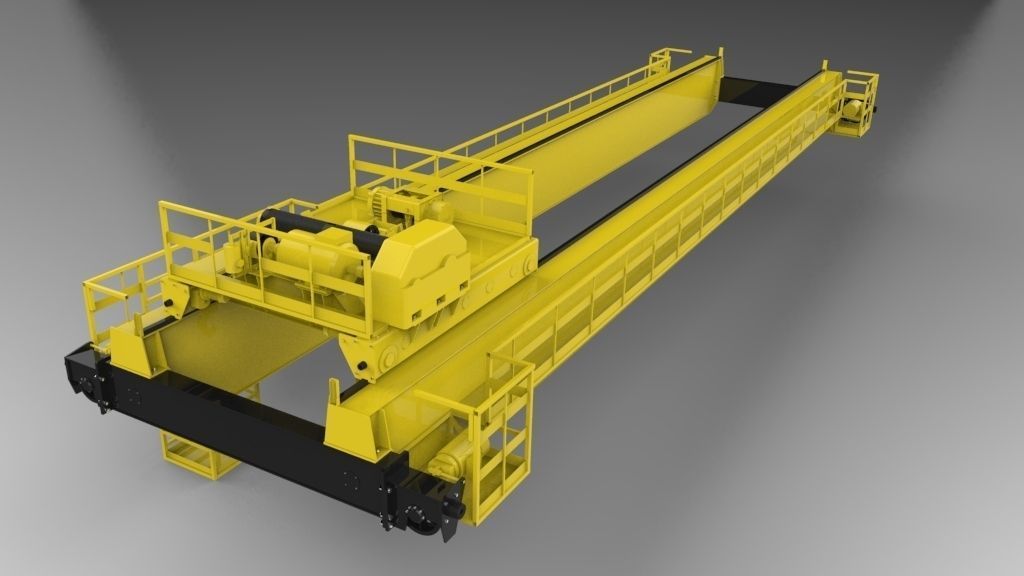 Crane 50-5t 3D model_2