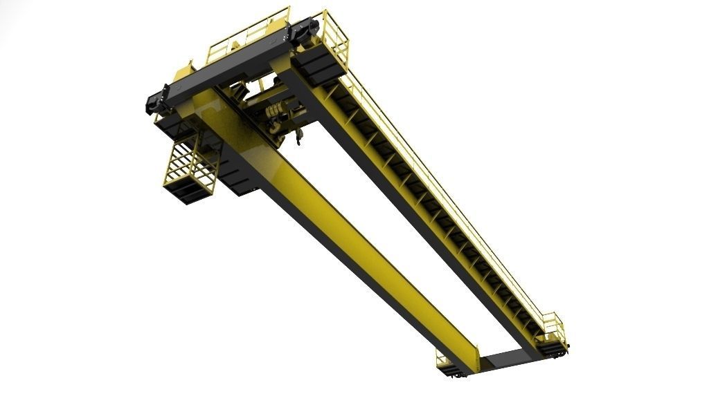 Crane 50-5t 3D model_7