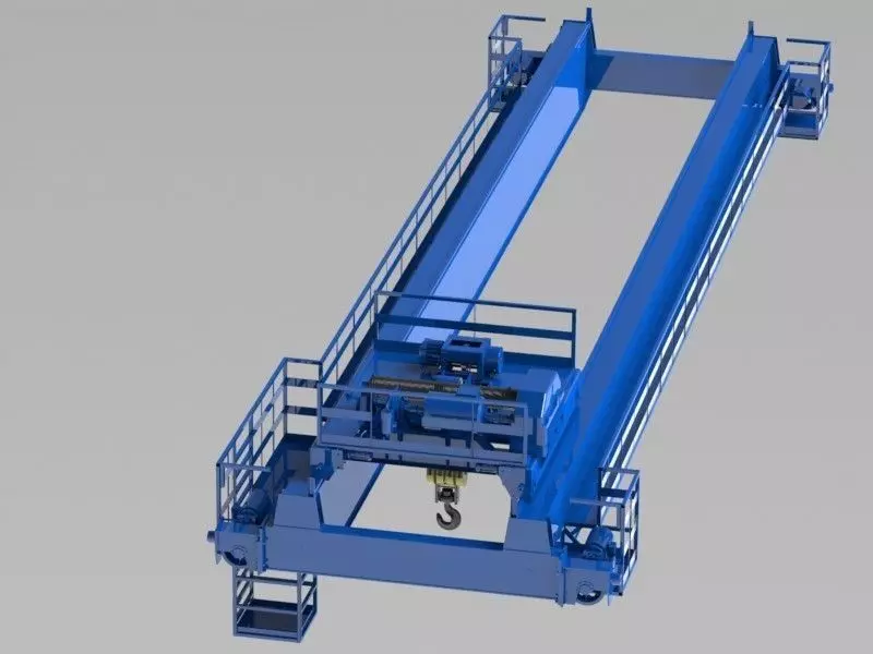 Crane 50-5t 3D model_0