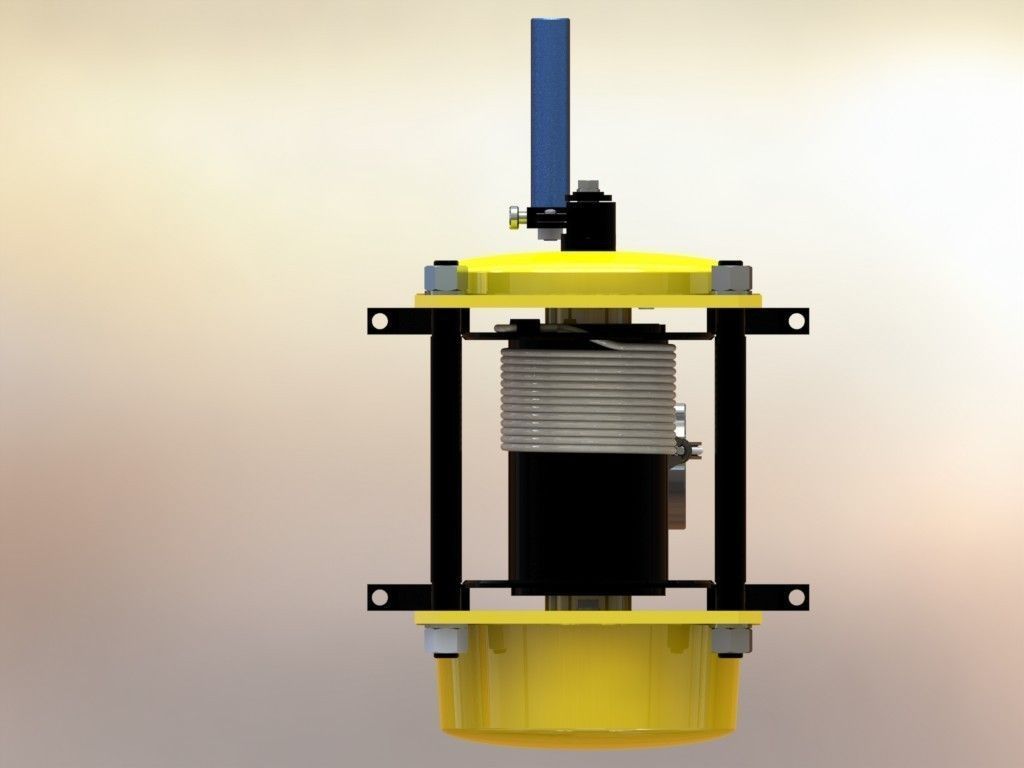 winch capacity 500 kg 3D model_2