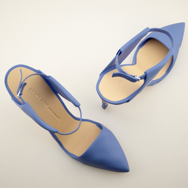Woman shoes 3D model_5