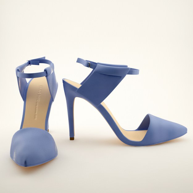 Woman shoes 3D model_3