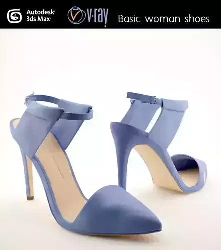 Woman shoes 3D model