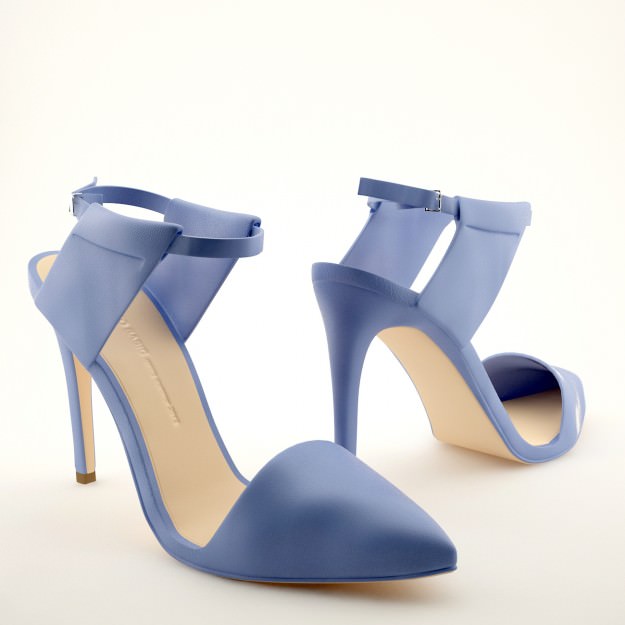 Woman shoes 3D model_2