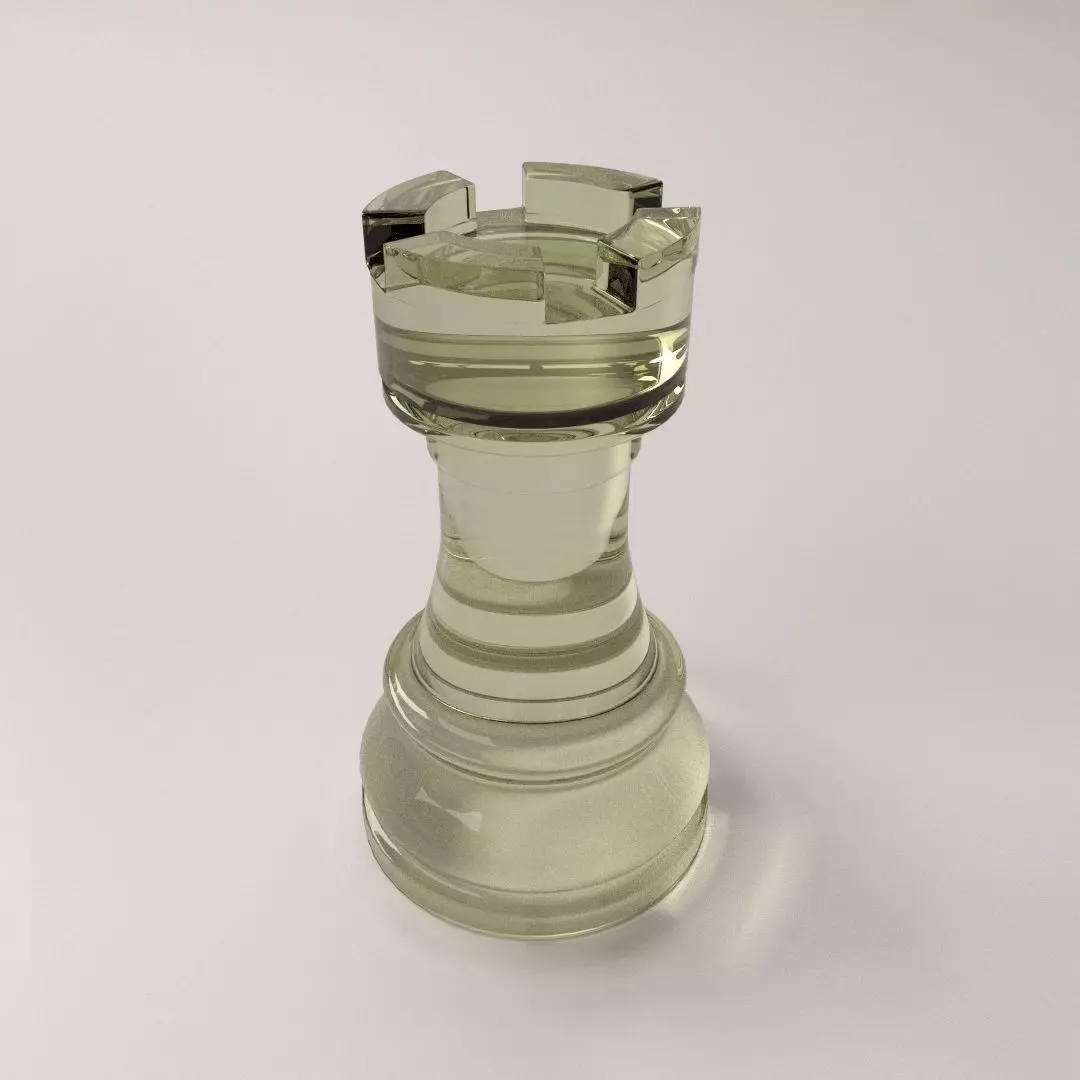 Rook Chess 3D model_0
