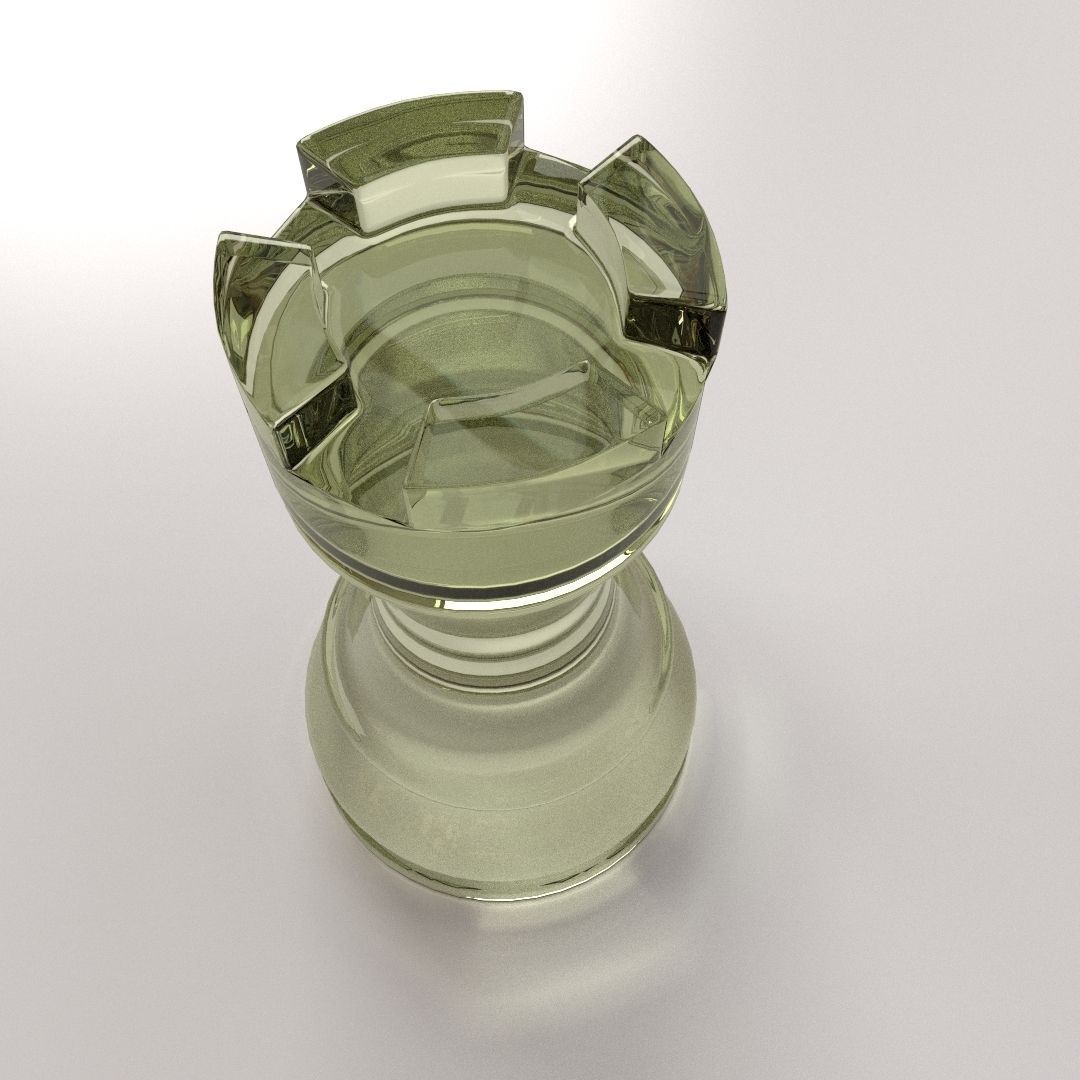 Rook Chess 3D model_2