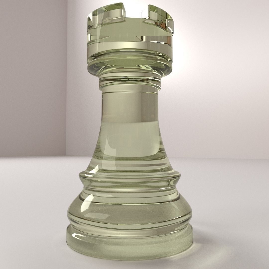 Rook Chess 3D model_1