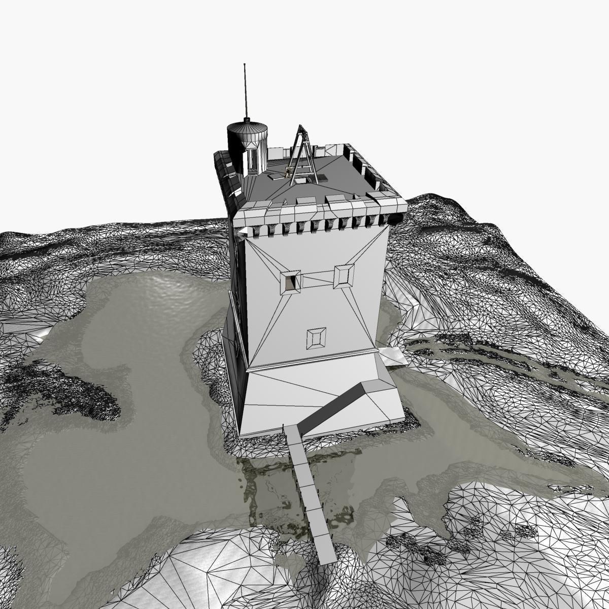 Medieval Saracen Tower -  XV Century 3D model_25