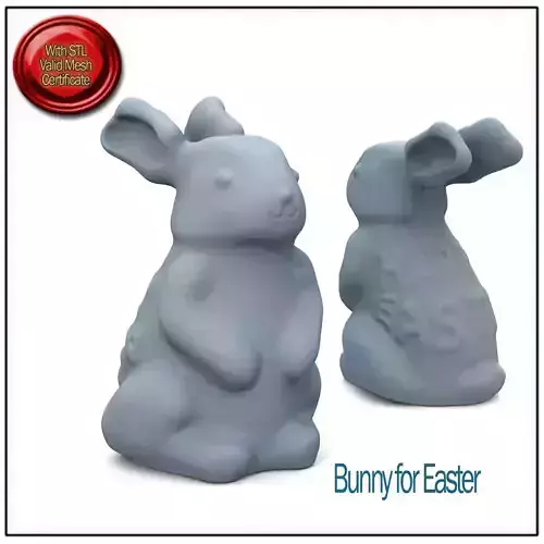 Bunny for Easter STL Printable 3D print model
