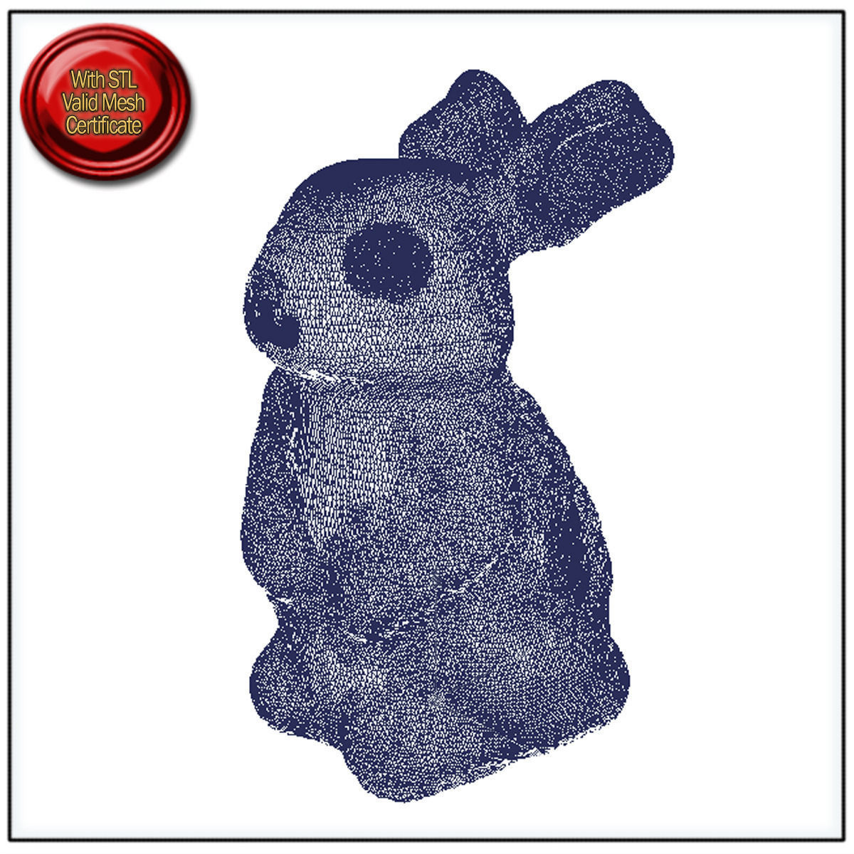 Bunny for Easter STL Printable 3D print model_6