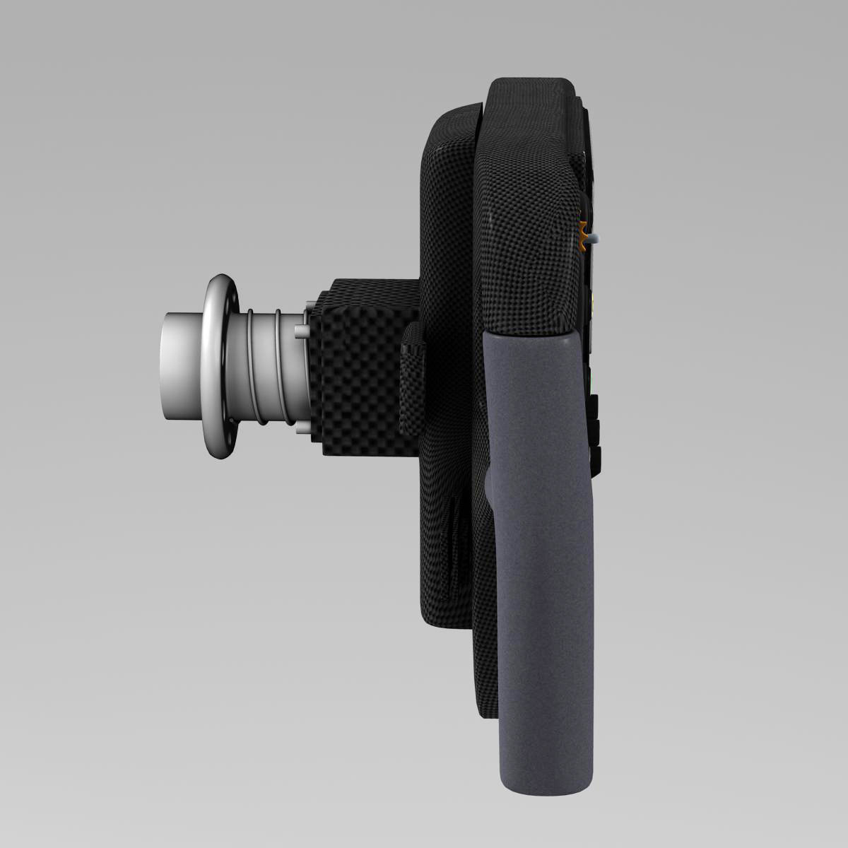 Mp4 30 steering wheel Low-poly 3D model_7