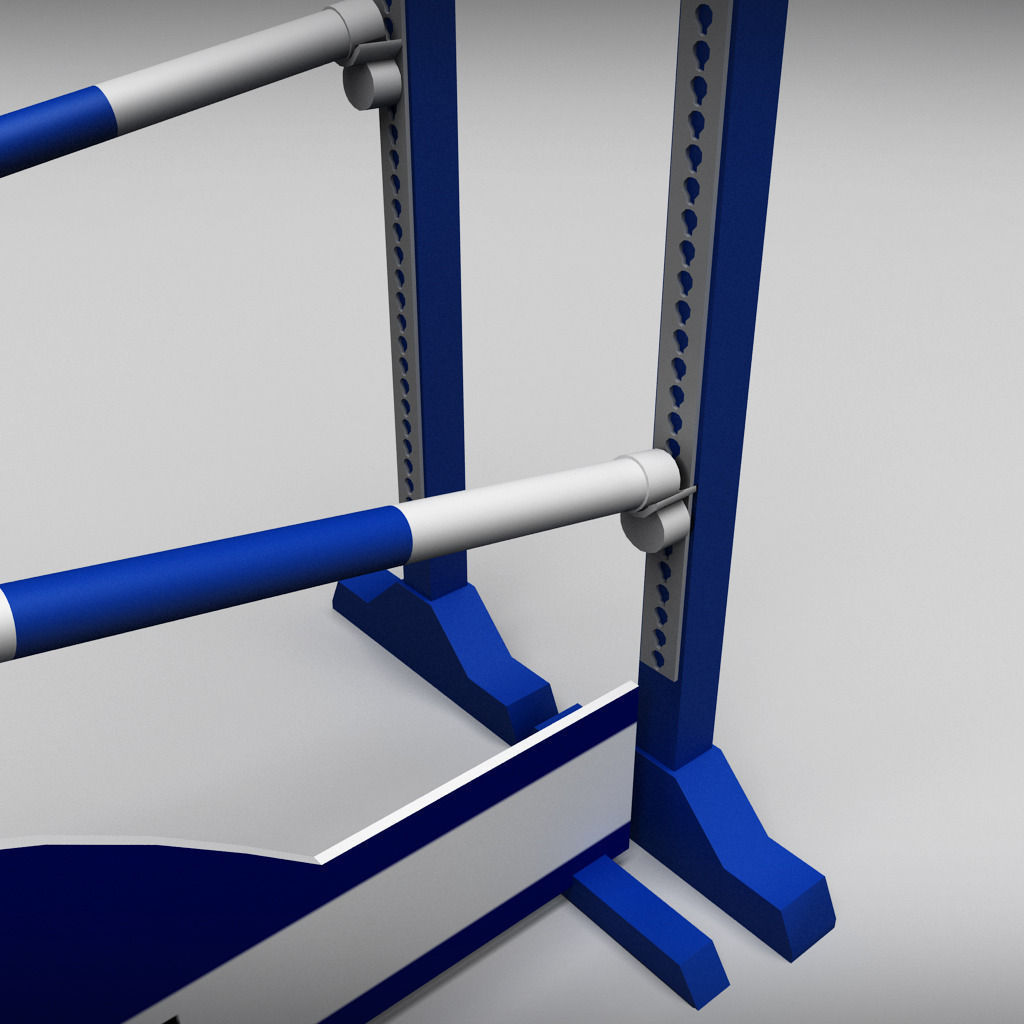 Horse jump obstacle pack 3D model_3