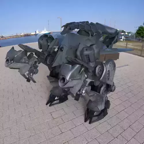 Conciliator Robot Low-poly 3D model