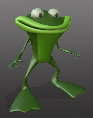 Frogy 3D Model Game ready .fbx - CGTrader.com