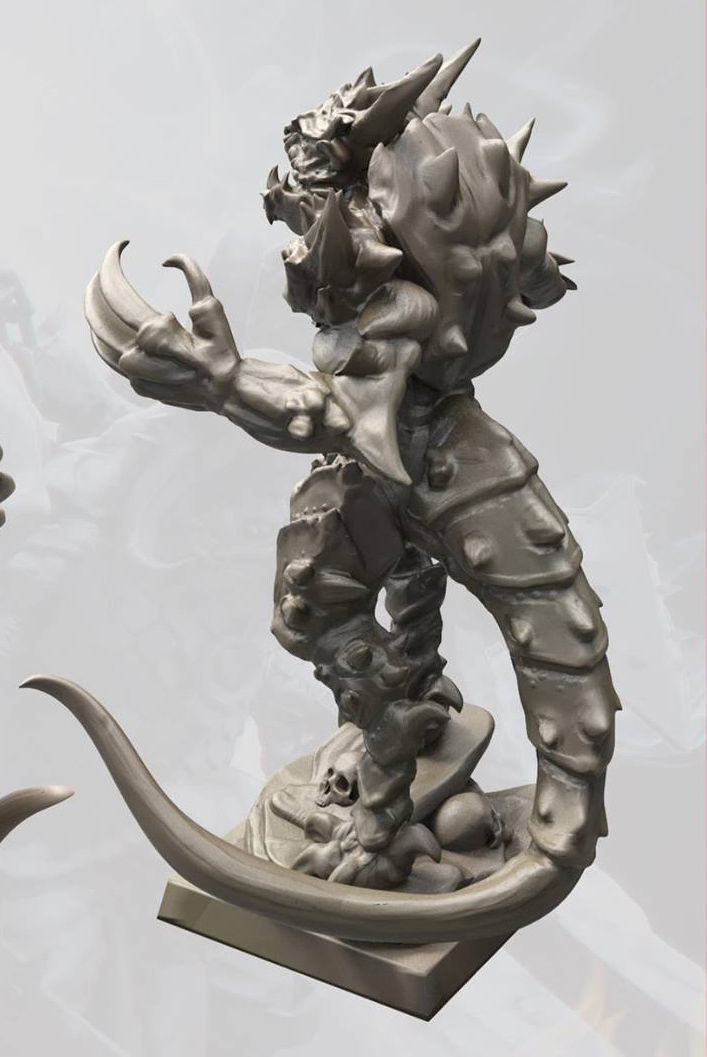 Demon Beast 3D print model_3