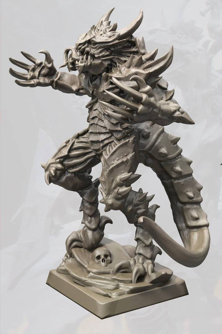 Demon Beast 3D print model_4