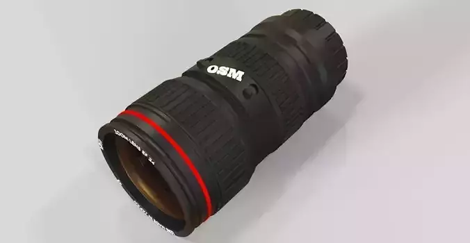 camera lens  3D model