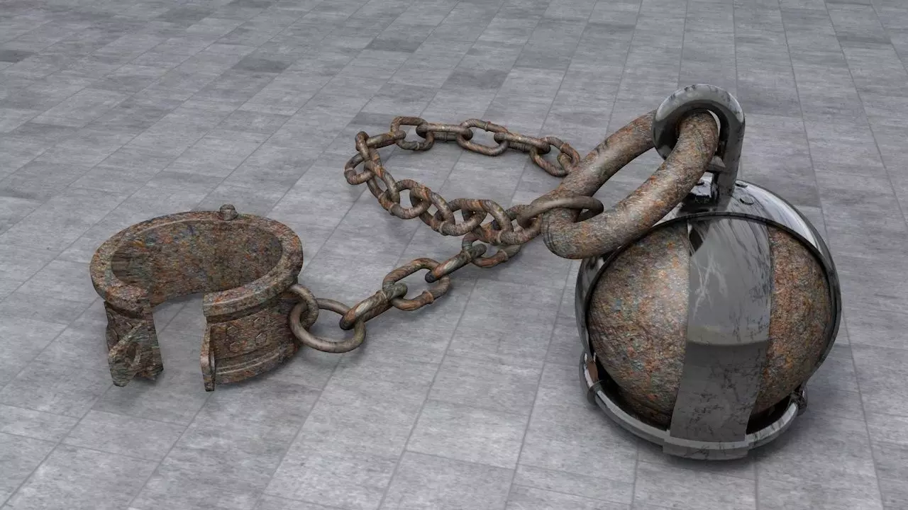 ball and chain Free 3D model