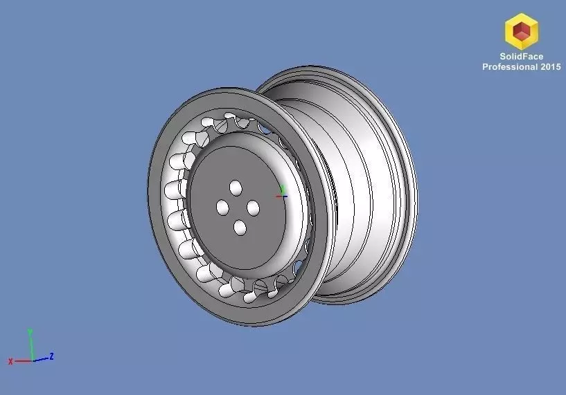 Wheel Free 3D model