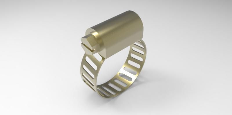 Hose Clamp Free 3D model_1