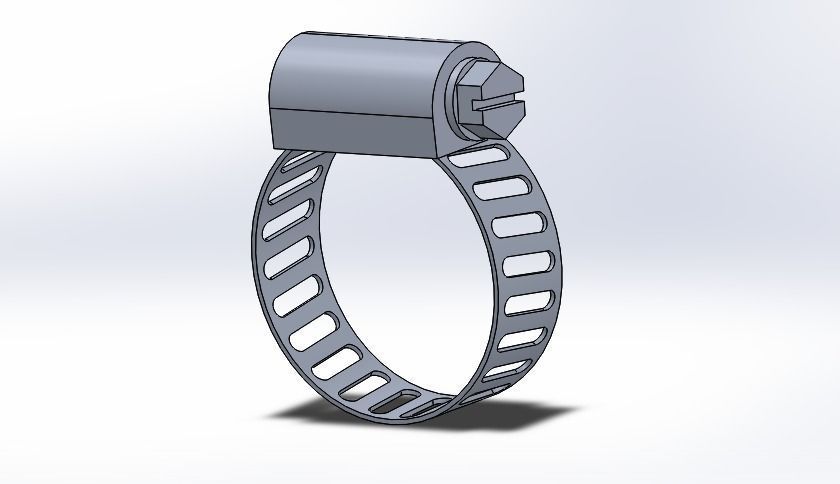 Hose Clamp Free 3D model_0